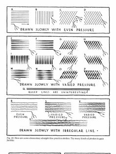 some type of line drawing with different lines and numbers on the same page, which are drawn