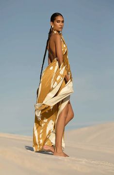 DIARRABLU Mailys Suto Print Convertible Dress | Nordstrom Convertible Clothing, Desert Photoshoot, Convertible Dress, Jacquard Dress, Style And Grace, African Inspired, Inspired Dress, Flowy Dress, White Maxi Dresses