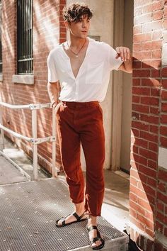 Guys Outfits, Mens Summer Outfits, Mens Casual Outfits Summer, Thrifted Outfits, Men Stylish Dress, Fashion Suits For Men, Mens Fashion Streetwear, Mens Fashion Casual Outfits, Stylish Mens Outfits