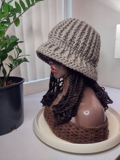 ** There is 1 taupe ready to ship, the other colors and quantities 1-3 weeks, thank you! ** ► ITEM DESCRIPTION ITEM NAME: Chunky Ribbed Foldback Bucket Beanie Hat  ♦ Hat has a sturdy structure so it can be worn multiple ways ♦ Can be worn Fisherman style, tophat style and bucket style ♦ Chunky yarn / Wool + acrylic blend ♦ Inner drawstring on the inside so it has a custom, snug, stretch-proof fit.  ► MATERIALS Pale Blush and Fawn Brown are made of premium micro acrylic The numbered colors are made of a wool + acrylic blend ► CARE INSTRUCTIONS ♦ Hand wash and Air dry ► CUSTOM OPTIONS ♦ If you would like custom options not shown in the drop down menus, please send a message first before ordering to avoid order cancellations. A new listing may be created for you to order from according to wha Brown Beige, Beanie Fits, Fisherman Style, Fedora Hats, Chunky Yarn, Brim Hat, Fedora Hat, Top Hat, Beanie Hats