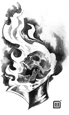 Comic Inking, Corroded Coffin, Ghost Rider Drawing, Ghost Rider Tattoo, Ghost Raider, Ghost Rider Pictures, White Gouache, Marvel Drawings, Sideshow Collectibles