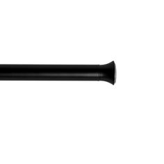 a close up of a black pipe on a white background with no image to describe