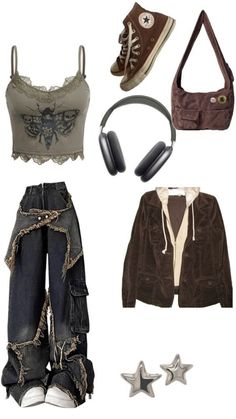 Earthy Outfits, Outfit Inspo Casual, Grunge Y2k, Swaggy Outfits, Mode Inspo, Cute Everyday Outfits, Alternative Outfits, Really Cute Outfits, Clothes And Accessories