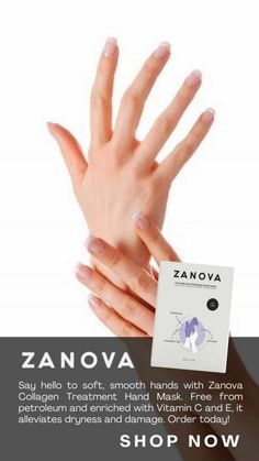 Pamper your hands with the Zanova Collagen Treatment Hand Mask! Enriched with hyaluronic acid, vitamin C and E, and collagen, this mask deeply nourishes, hydrates, and heals dry, scaly skin caused by skin picking and nail biting. Perfect for soft, healthy hands every day! 🌸💆‍♀️ #HandCare #CollagenMask #Hydration #VitaminE #HealthyHands #Skincare Eco Friendly Beauty, Beauty Regimen