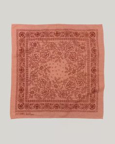 Natural Dye Silk Bandana - Cameo Pink – ban.do French Textiles, Tech Books, Silk Noil, Desk Planners, Silk Bandana, Writing Supplies, Silk Dyeing, Naturally Dyed, Natural Dye