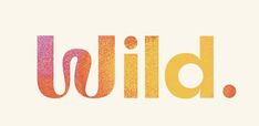 the word build written in different colors on a white background with orange and pink letters