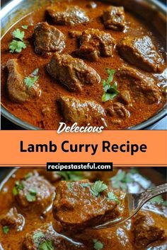 lamb curry recipe with carrots and parsley