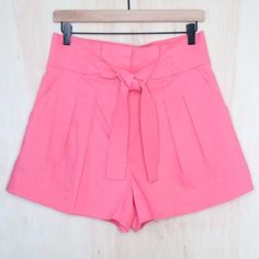 - Nwt A.L.C. Joelle Paperbag High Waist Shorts Lychee Pink Size 8 - Excellent Condition! No Snags Or Flaws - Zip Fly With Hook And Bar Closure - Attached Waist Tie Detail - Side Slip Pockets And Back Welt Pockets - Pleated Fabric Details Along Waist - Revolve Style No. Alx-Wf25 Measurements Laying Flat: Rise: 14" Waist: 15.5" Inseam: 3" Bundle And Save! Ask Any Questions You May Have. Bleached Shorts, Tie Dye Sweats, Eyelet Shorts, Tie Waist Shorts, High Waist Shorts, White Halter Maxi Dress, Black High Waist, Pleated Fabric, Pleated Shorts