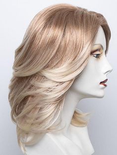 TP613/27 | Honey Blonde Medium Length Wig, Shoulder Length Layered, Medium Length Curly Hair, Vivica Fox, Layered Cut, Natural Hair Growth, Hair Fibers, Layered Cuts, Synthetic Wig