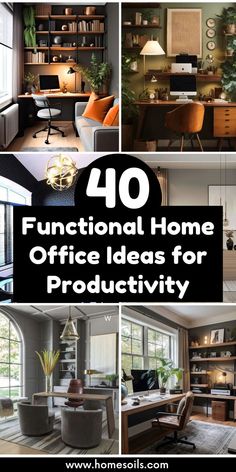 the top 10 functional home office design ideas for productivity and efficiency in your work space