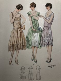 Vintage Art Deco Atelier Bachroitz Hand Colored French Flapper Fashion Print 24 | eBay 1920s Womens Dress, Accurate 1920s Fashion, Cute 1920s Outfits, Real 1920s Fashion, Vintage 1920s Flapper Dress, 1920s Fashion Historical, 1929 Womens Fashion, Everyday 1920s Fashion, 1920s New Orleans Fashion