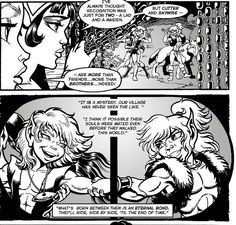 [Elfquest] Eternal bond (with a slight nod to gay culture. Even if cutter marries leetha.) Fae Creatures, Two Moons, Tattoos Inspiration, Black White Art, Handsome Anime Guys, Handsome Anime, Inspirational Tattoos