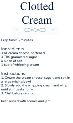 a recipe for homemade whipped cream