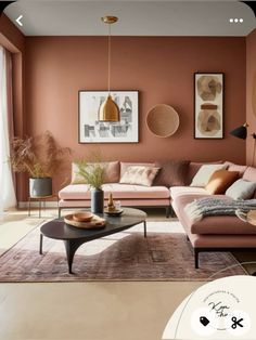 a living room filled with furniture and decor on top of a carpeted floor next to a window