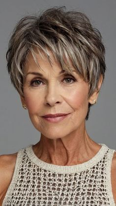 2025 Haircut, Over 60 Short Hairstyles, Short Pixie Hairstyles, Modern Short Hairstyles, Haircuts For Older Women, Chocolate Brown Hair Color, Short Hair Images, Hairstyles For Women Over 60, Cute Short Haircuts