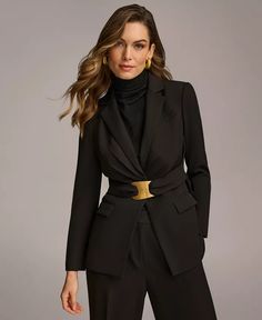 Donna Karan - Women's Belted Blazer Bare Beauty, Belted Blazer, Luxe Gifts, Donna Karan, Gifts For Teens, Belts For Women, Blazer Suit, In Store, Pick Up