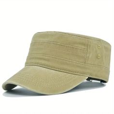 This Environmentally Friendly 100% Cotton hat is the perfect companion for your active lifestyle. Soft and comfortable ,it is suitable for men and women. Adjustable.one size fits most 56 to 60cm ,21 to 24in. We guarantee your satisfaction with a 100% money back ,and a 30 days return policy Flat Top Hat, How To Wash Hats, Vintage Flats, Military Hat, Cotton Hat, Vintage Military, Denim Cotton, Washed Denim, Flats Top