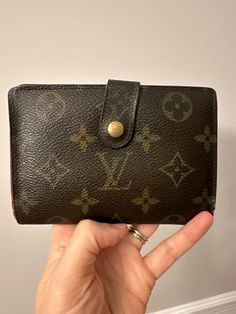 Authentic. Most signs of wear are in pictures. It is vintage and preowned item so please expect normal signs of usage such as lose stitches or slighly leather odor. 4x5x1 in approximately. Louis Vuitton Wallet, Clip Wallet, Money Clip Wallet, Authentic Louis Vuitton, Purse Wallet, Halloween Shopping, Wallets, Accessory Gift, Louis Vuitton