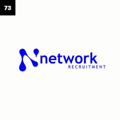 the network logo is shown on a white background with blue and black letters that read network