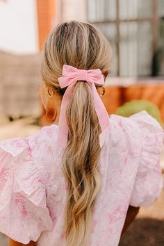 - Tie your look together with this sweet hair bow! - Soft velvet ribbon - An adorable bow design - A metal clip - 7.5 inches Hawaiian Hairstyles, Fall Style Guide, Bow Hair Clip, Fancy Hairstyles, Swimwear Dress, Everyday Hairstyles, Velvet Bow, Bow Design, Bow Hair