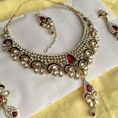 New Never Worn Indian Jewelry Sets Bridal, Bridal Sets Indian Wedding Jewelry Gold, Bridal Sets Indian Wedding Jewelry, Bridal Set Jewellery, Indian Wedding Jewelry Gold, Wedding Jewelry Gold, Indian Bridal Jewelry, Indian Bridal Jewelry Sets, Bridal Jewelry Set