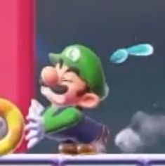 an image of a nintendo wii game character in the middle of a video game scene