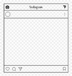 an instagram page with the word instagram on it, as well as two arrows pointing