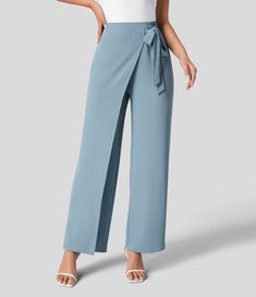 Wide Leg Work Pants, Work Suits, Leg Work, Suit Pants, Forget Me Not, Pants Color, Work Pants, Petite Size, Invisible Zipper