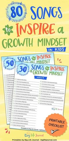 Growth Mindset Resources, Growth Mindset Classroom, Mindset Activities, Growth Mindset Activities, Growth Mindset Quotes, Motivational Songs, Life Journal