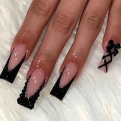 Super Cute And Stylish Ships In 5-10 Business Days Pink And Black Nails, Nagel Tips, Coffin Press On Nails, Cute Acrylic Nail Designs, Nail Tip, Unique Acrylic Nails, Matte Pink, Nail Forms, Short Acrylic Nails Designs