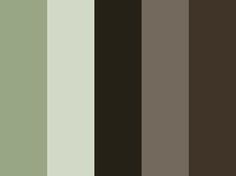 some brown and green colors are in the same color scheme