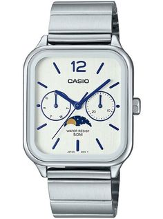 HtmlBox Be sure to add me to your favorites list! Casio Moonphase Quartz Stainless Steel Men's Watch (MTP-M305D-7A) Casio Moonphase Quartz Stainless Steel Men's Watch MTP-M305D-7A Model: MTP-M305D-7A Case / bezel: Stainless Steel Stainless Band Mineral Glass 50-meter water resistance Regular timekeeping Analog: 3 hands (hour, minute, second) 2 dials (date, day) Accuracy: ±20 seconds per month Approx. battery life: 3 years on SR621SW Size of case: 44.5 x 34.0 x 9.3 mm Total weight: 116 g Packaging: New with manual Buy Now  Don't miss it Check out my other items! Welcome to message us for more watches Casio M305, Ball Watches For Men, Engagement Watches Men, Unique Men’s Watches, Mens Vintage Watches, Casio Duro Marlin, Vintage Men’s Watches, Casio Vintage Watch Men, Cartier Santos Men