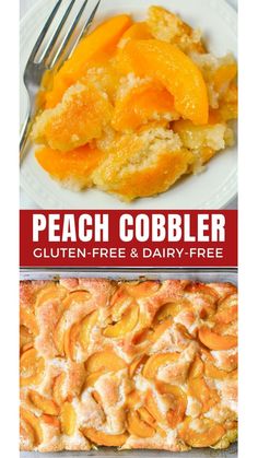 gluten free peach cobbler Gluten And Dairy Free Recipes Desserts, Gf Df Dessert, Gluten Free Cobbler, Gluten Free Peach Cobbler, Gluten Free Dairy Free Dessert, Mom Kitchen, Easy Gluten Free Desserts, Cookies Gluten Free, Peach Cobbler Recipe