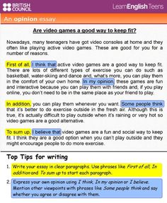 an english lesson on how to use video games for kids and adults, with examples from the text below