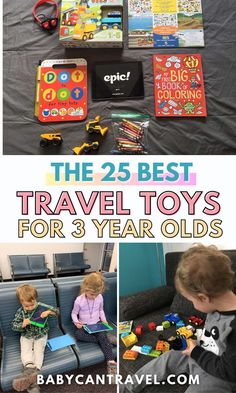 Pack the best travel toys for 3-year-olds and make your trip more enjoyable. These toddler travel toys for 3-year-olds are perfect for keeping your child engaged while traveling. Check out the best travel-friendly toys for 3-year-olds to make your next adventure stress-free. Toddler Travel Toys, Portable High Chairs, Travel Toys For Toddlers, Comfy Travel, Color Wonder, Travel Stroller, Toddler Backpack, Toddler Travel, Travel Toys