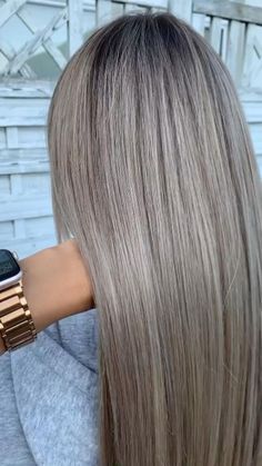 Ashy Blonde Hair, Grey Blonde Hair, Fall Hair Color Trends, Bridesmaid Hair Long, Fall Hairstyles