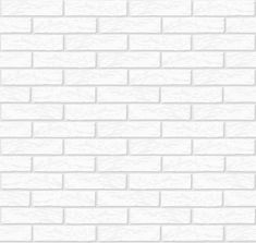 a white brick wall with no mortars or mortars on the top and bottom