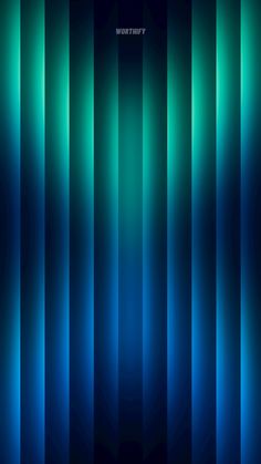 an abstract blue and green background with vertical lines