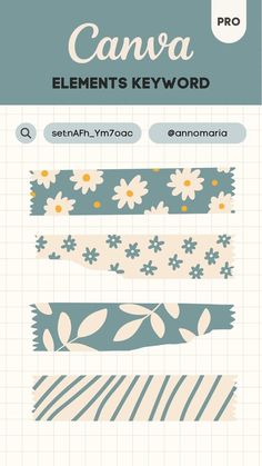 Canva Elements Keyword - Aesthetic Washi Tape Notes Stickers, Alphabet Photos, Graphic Shapes Design, Keyword Elements Canva, Canva Elements Keyword, Groovy Font, Canvas Learning, Documents Design, Blog Graphics