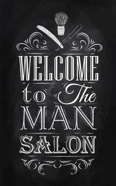 Barbershop Poster, Drawing With Chalk, Barbershop Design Interior, Best Barber Shop, Barber Shop Interior