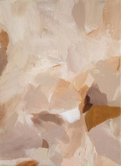 an abstract painting with brown, beige and white colors