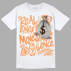 Dunk Low Peach Cream (W) DopeSkill T-Shirt Real Ones Move In Silence Graphic - White Urban Hip Hop, Move In Silence, First Move, Fitting Pants, Lucky Green, Real One, Matching Jordans, Hip Hop Streetwear, University Blue