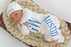 Newborn Boy Outfit Baby Boy Coming Home Outfit Personalized | Etsy Baby Going Home Outfit, Baby Boy Coming Home Outfit, Teenage Guys, Toddler Pants