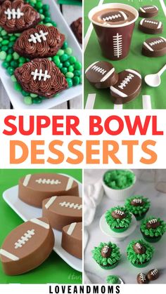 super bowl desserts are perfect for any football fan