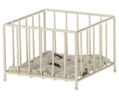 It's nap time! Now your My-sized Maileg friends will have a place to sleep. The My Playpen comes with a cute cushion to keep your babies comfy and safe. SKU: 11-2113-00Size: MYHeight: 3.14 in.Width: 4.52 in.Wash: Surface washRecommended age: +3 Year Maileg Rabbits, Maileg Bunny, Maileg Mice, Maileg Dolls, Maileg Mouse, Cute Cushions, Baby Playpen, Soft Mattress, Off White Paints