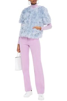 Shrimps Fashion, Hannah Weiland, Colorful Faux Fur Coat, Faux Fur Coats, Valentino Shoes, Fur Coats, Boot Bag, Active Wear Outfits, Luxury Brands