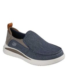 Brown Slip On Shoes, Mens Slip On Shoes, Mens Skechers, Casual Trainers, Trainers Fashion, Shoe Display, Big And Tall Outfits, Navy And Brown, Sneaker Shoes