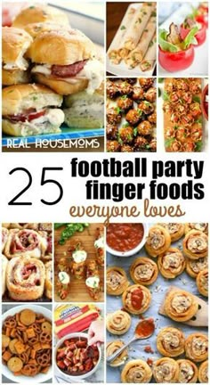 the 25 football party finger foods everyone loves are ready to eat and have fun on the field