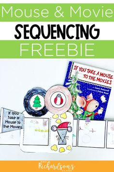 the mouse and movie sequence is shown in this freebie for kids to learn how to use