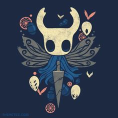 hollow knight yetee Ghost And The Darkness, The Hollow Knight, Aurora Illinois, Team Cherry, Knight Tattoo, Hollow Night, Hollow Art, Posca Art, Knight Games